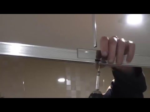 Thumbnail for Карниз в ванную - монтаж ( профиль гнём по дуге).