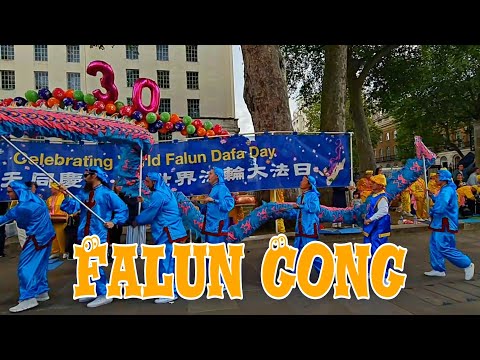 Celebrating World Falun Dafa Day 2022 London | London Walking Tour