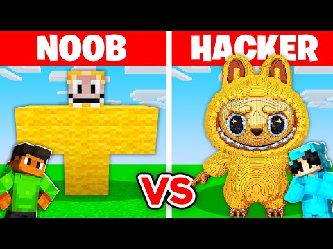 NOOB vs HACKER: I Cheated In a LABUBU Build Challenge!