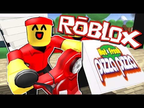 WORKING AT A DELIVERY PIZZA PLACE | Roblox