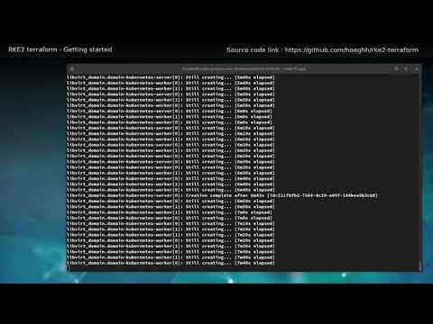 Installing RKE2 with terraform on Libvirt VMs