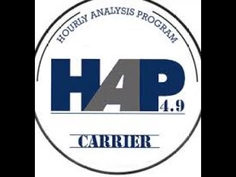 شرح برنامج الهاب حساب الأحمال الحرارية كورس التكييف التفصيلي المجاني 49 HAP PROGRAM