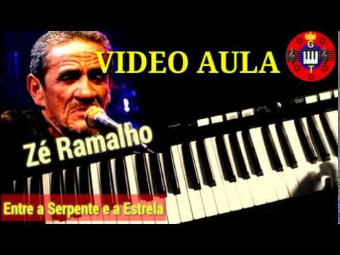 Vídeo Aula Entre a Serpente e a Estrela Zé Ramalho no teclado