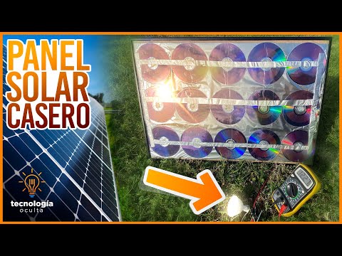 Panel Solar Fotovoltaico 30W CASERO con CD/DVD☀️????Cómo ahorrar en la factura de la luz