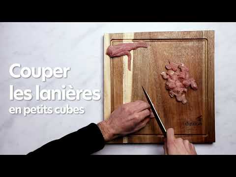 Comment découper une poitrine de dindon en différentes coupes?