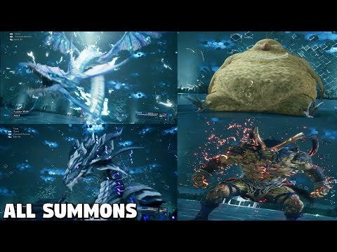 Final Fantasy 7 REMAKE - ALL Summons