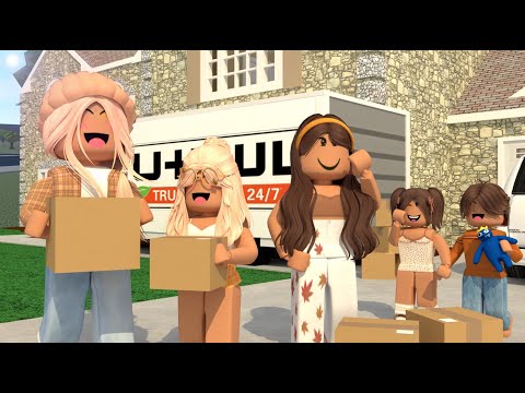 Moving To Our DREAM FALL HOUSE! *MY EX HUSBAND WANTS TO MOVE IN?* VOICES! Roblox Bloxburg Roleplay