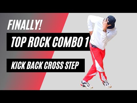 Thumbnail for Top Rock Tutorial | Bboy Top Rock Tutorial | Kick Back Cross Step