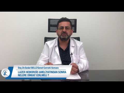 Lazer Hemoroid Ameliyatından Sonra Nelere Dikkat Edilmeli?