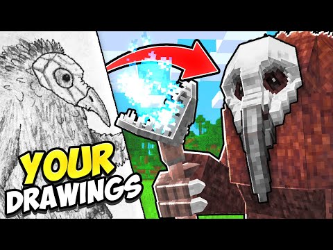 I Turned YOUR Drawings into Minecraft Mobs! - Ep 2