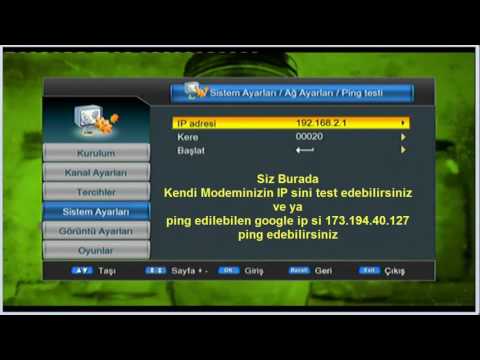 IPTV Uydu Alıcılarında IPTV Ayarları