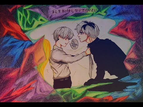 How to draw Haise Sasaki and little Kaneki from manga &quot;tokyo ghoul :re&quot; tokyo ghoul：re 私を削除しないでください