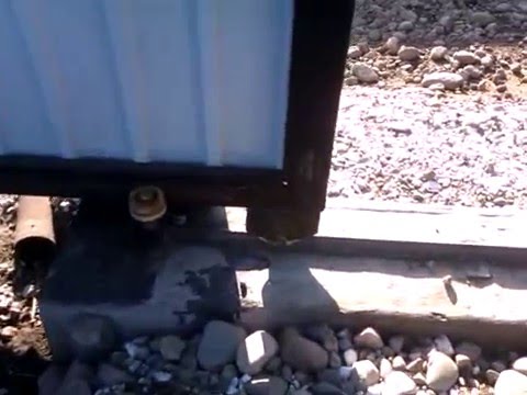 Откатные  ворота. Ворота на роликах. Безконсольные. Как сделать откатные ворота.