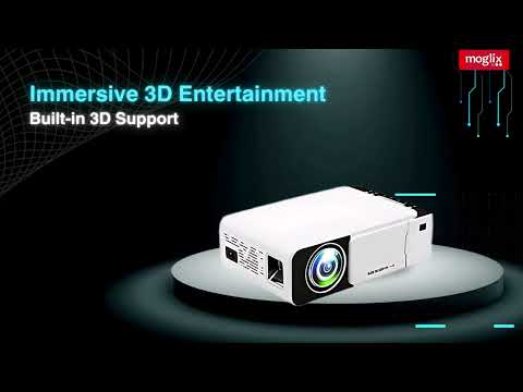 Experience 1080p 3D with IBS T5 LED Projector | 4700lm Wi-Fi Miracast Mini Home Theatre