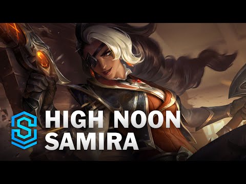 Thumbnail for High Noon Samira Skin Spotlight - League of Legends