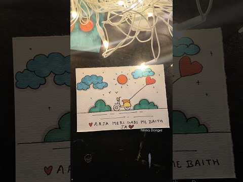 Thumbnail for ????????#paintwithme #learntopaint #aesthetic #watercolor #sketchpenart #painting #shortfeed #viralshorts