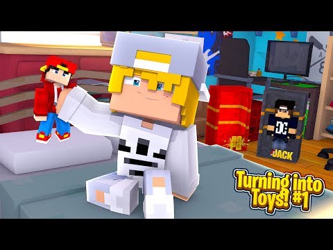 Minecraft Toys #1 - ROPO &amp; JACK TURN INTO TOYS!!