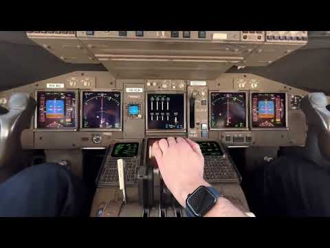 Thumbnail for (Cockpit view) BOEING 747 heavy, TAKEOFF from JFK Airport  (tower & pilot radio talks)