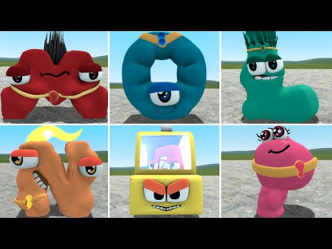 ALPHABET LORE TRANSFORMATION FAMILY?! (Garry&apos;s Mod)