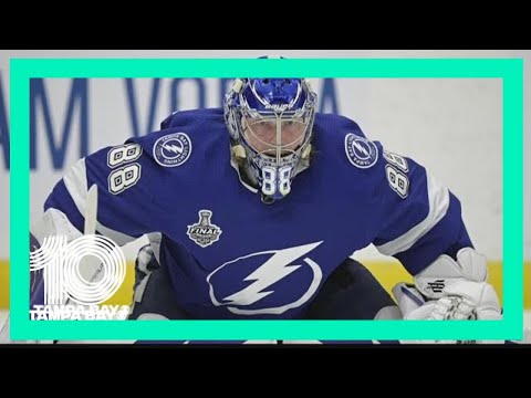 A Canadian couple creates designs for Lightning star Andrei Vasilevskiy’s signature helmets