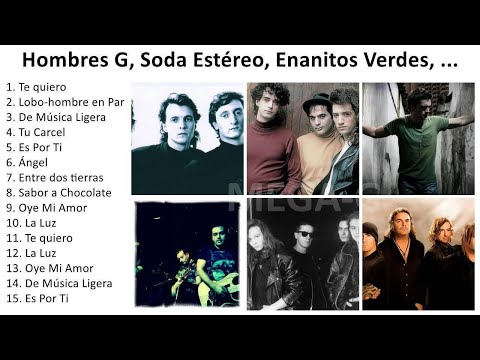 Thumbnail for H o m b r e s G , L a U n i ó n , S o d a S t e r e o , E n a n i t o s V e r d e s , J u a n e ...