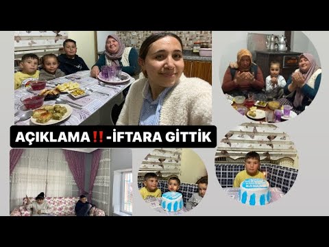DÜNKİ VİDEOMA AÇIKLAMA ⁉️ SON İFTARIMIZA NEREYE GİTTİK♥️ EV TURU???? HAYIRLI BAYRAMLAR????