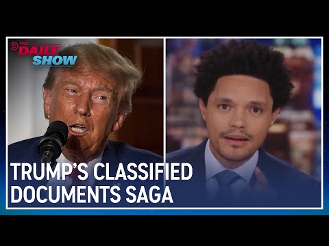 Thumbnail for Trevor Noah Covers Trump's Classified Documents Saga | The Daily Show