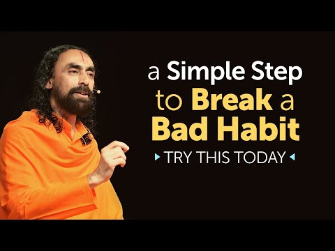 A Simple Step to Break a Bad Habit - TRY this to See Results Today | Swami Mukundananda