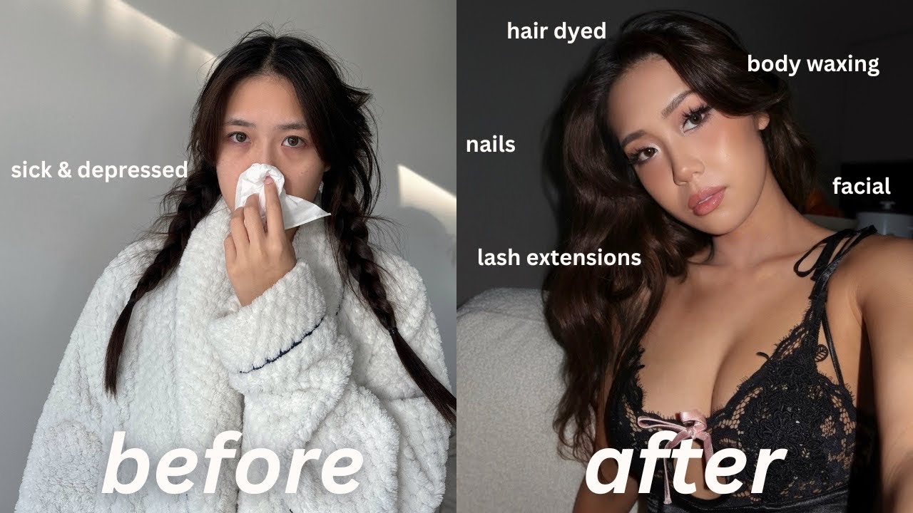 Thumbnail for spending $1,000 to be hot *EXTREME glow up transformation*