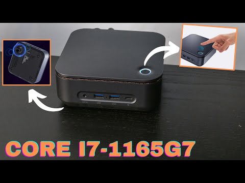 Mini PC Chatreey Core i7-1165g7: Leitor de digital e alto falante integrado!