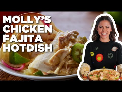 Molly Yeh&apos;s Chicken Fajita Hotdish | Girl Meets Farm | Food Network