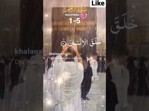 Thumbnail for Surah Ar-rahman ayat 1-5