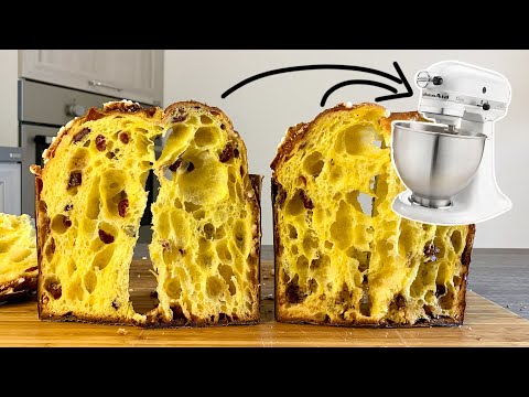 PANETTONE ALVEOLATO con la PLANETARIA - Prima parte