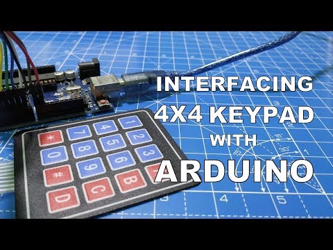 Thumbnail for Arduino 4x4 Matrix Keypad Tutorial | Keypad library for Arduino