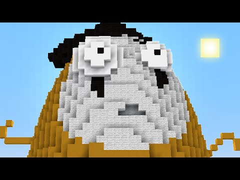 Minecraft vs Zombies | GIGA IMITATER (Deep Stare!) | PvZ  Land