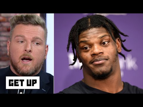 Thumbnail for Pat McAfee: Lamar Jackson was a cheat code vs. the Patriots and defenses can't stop him | Get Up