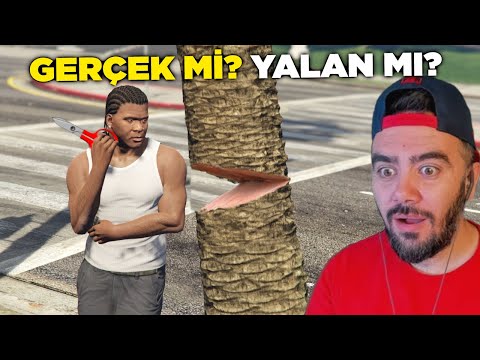 MAKAS ILE AĞAÇLAR KESILIYOR ✂️ !! GERÇEKMI YOKSA YALANMI ? - GTA 5 MODS