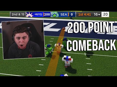 Thumbnail for THE 200 POINT COMEBACK! (Football Fusion Funny Moments)
