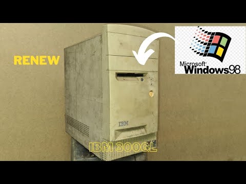Renew 20 Year old Abandoned PC IBM 300GL - Does it run?