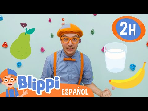 Blippi escala rocas y bebe batidos saludables. | Blippi Español | Videos educativos para niños