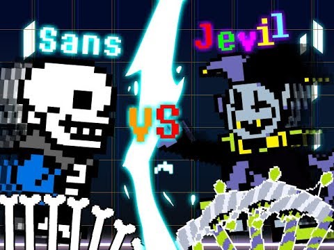 Thumbnail for Deltarune / Undertale Epic Battle - Sans V.S. Jevil (Animation)