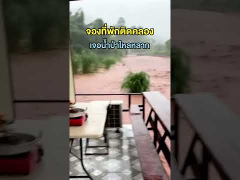 เที่ยวระทึก พักติดคลอง เจอน้ำป่าไหลหลาก #เช้านี้ที่หมอชิต #ปุ้ยรสริน #บีกมลาสน์