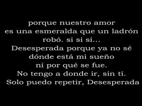 Martha Sancheez / Desesperada Letra