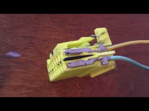 Thumbnail for How To Remove Pins From 1G DSM 4G63 ECU Connector With a Hair Clip. (Connector Cutaway)