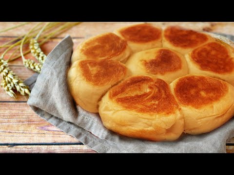 Даже духовка не нужна! Хлеб-ромашка на сковороде