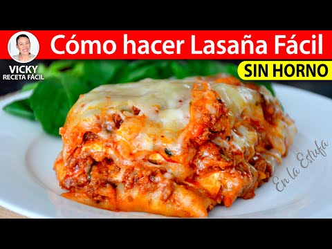 Thumbnail for Cómo hacer LASAÑA FACIL Sin Horno | #VickyRecetaFacil