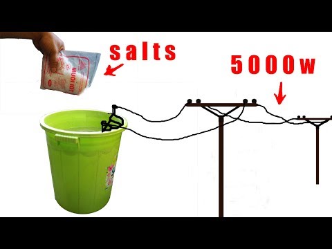 Cách Tạo Ra Điện Từ Nước Muối (How to turn salt water into electricity
