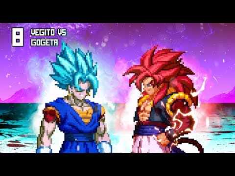 Thumbnail for [What-If 8] Super Saiyan 4 Gogeta VS Super Saiyan Blue Vegito.