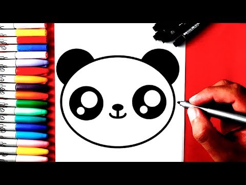 COMO Desenhar um PANDA KAWAII | super fácil