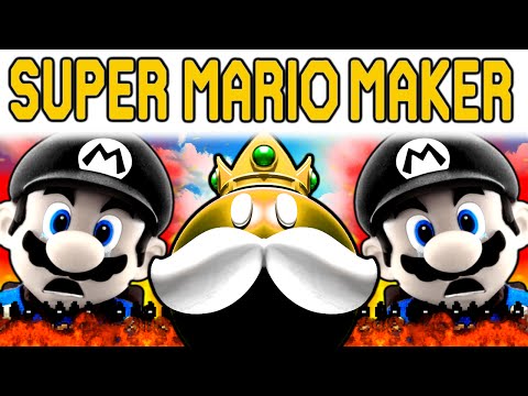 Super Mario Maker | THE SUPER EXPERT RAGE OF 100 MARIOS